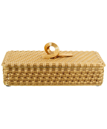 Joyero Resina Dorado 19,5x10x7,5cm Diseño Elegante y Duradero para Joyas