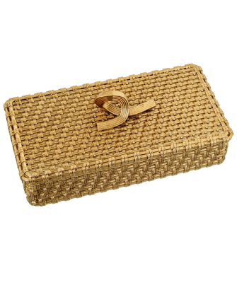 Joyero Resina Dorado 19,5x10x7,5cm Diseño Elegante y Duradero para Joyas