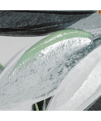 Set 5 Cuadros Lienzo Flores 1-50x1,5x50cm, 4-22x1,2x22cm