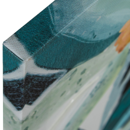 Set 5 Cuadros Lienzo Flores 1-50x1,5x50cm, 4-22x1,2x22cm