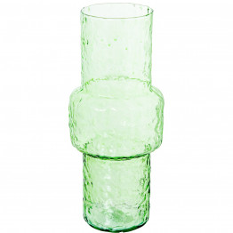 Jarrón Cristal Verde 33 cm