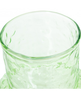 Jarrón Cristal Verde 33 cm