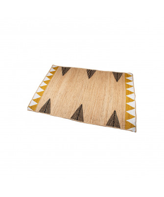 Alfombra Yute Triángulos