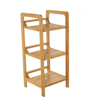 Estantería Baño 3 Baldas Bambú