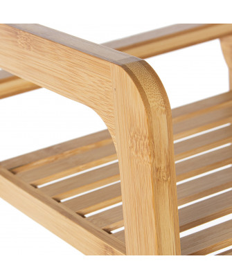 Estantería Baño 3 Baldas Bambú