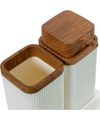 Set Baño Dosificador+Vaso+Jabonera