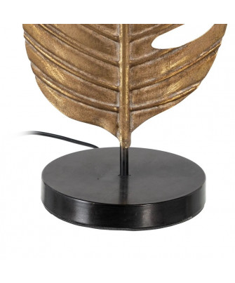 Lámpara Sobremesa Hoja Oro