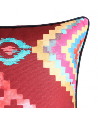 Cojín Rojo Mosaic