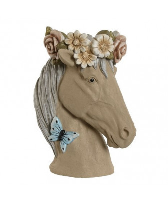 Macetero Caballo Floral