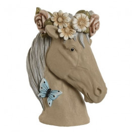 Macetero Caballo Floral