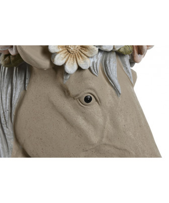 Macetero Caballo Floral