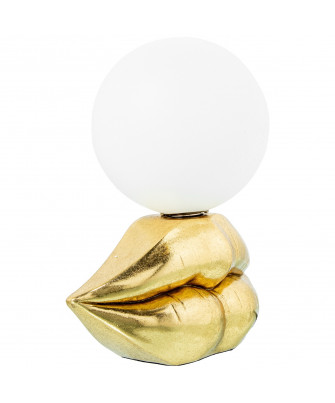 Lámpara Labio Dorado