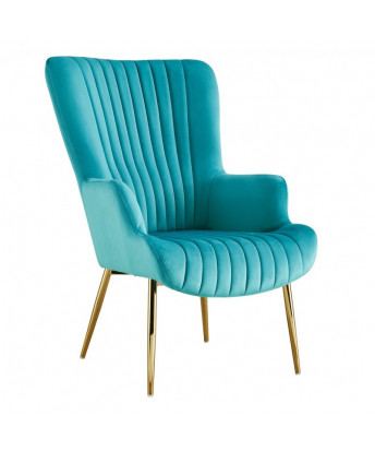 Sillón Velvet Turquesa