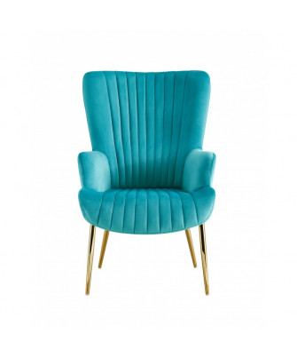 Sillón Velvet Turquesa