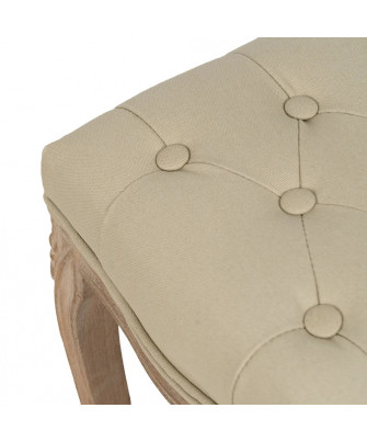 Banqueta Imperial Tejido Beige