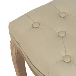 Banqueta Imperial Tejido Beige