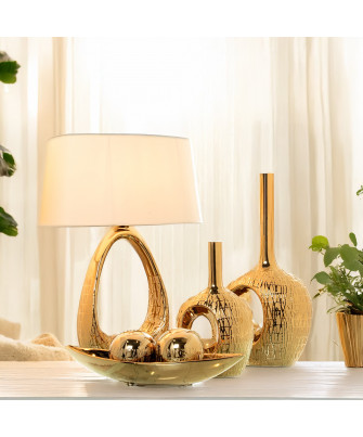 Jarrón Esencia Dorado