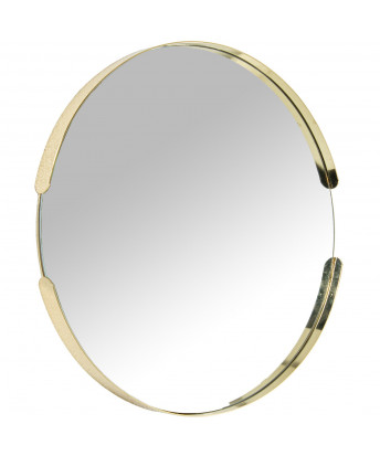 Espejo Metal Dorado 50 cm
