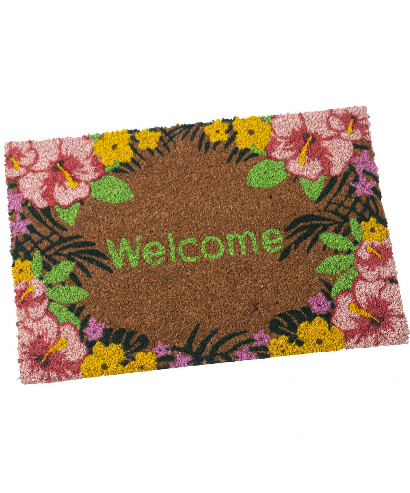 Felpudo Welcome Floral