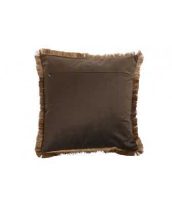 Cojín Jungla Plumas Terciopelo