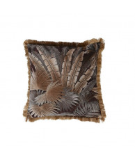 Cojín Jungla Plumas Terciopelo