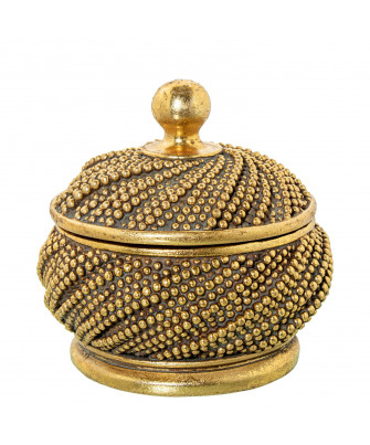 Joyero Resina Dorado