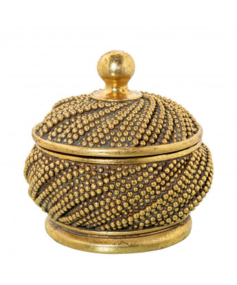 Joyero Resina Dorado