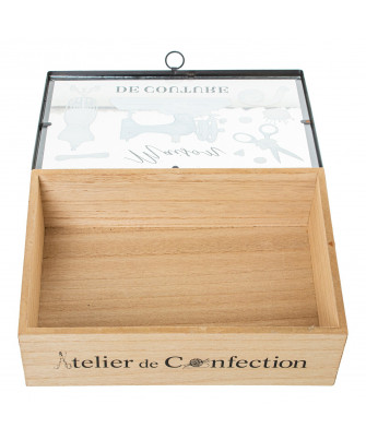 Caja Costura Madera