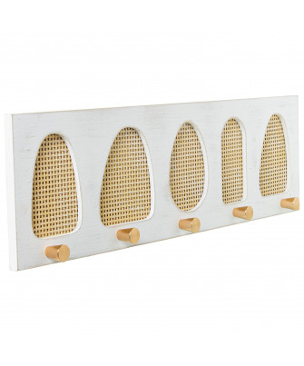 Perchero Madera 5 Ganchos