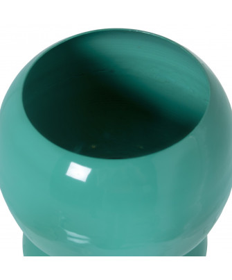 Jarrón Esmaltado Verde Agua